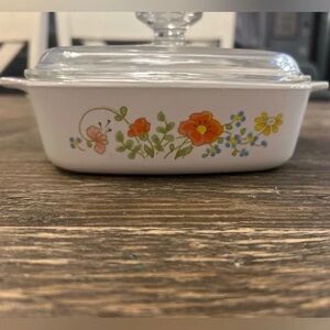 Corningware Floral Design Baking Dish